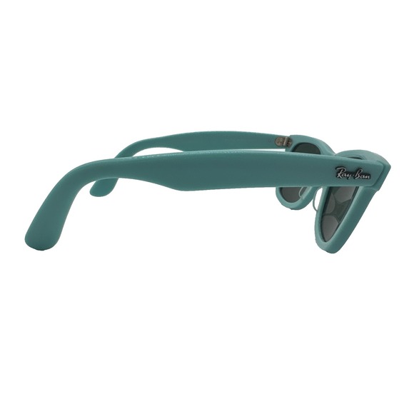 RARE Ray-Ban Tiffany Blue Wayfarer RB2140 952/40 50~22 3N  black case - Picture 4 of 16